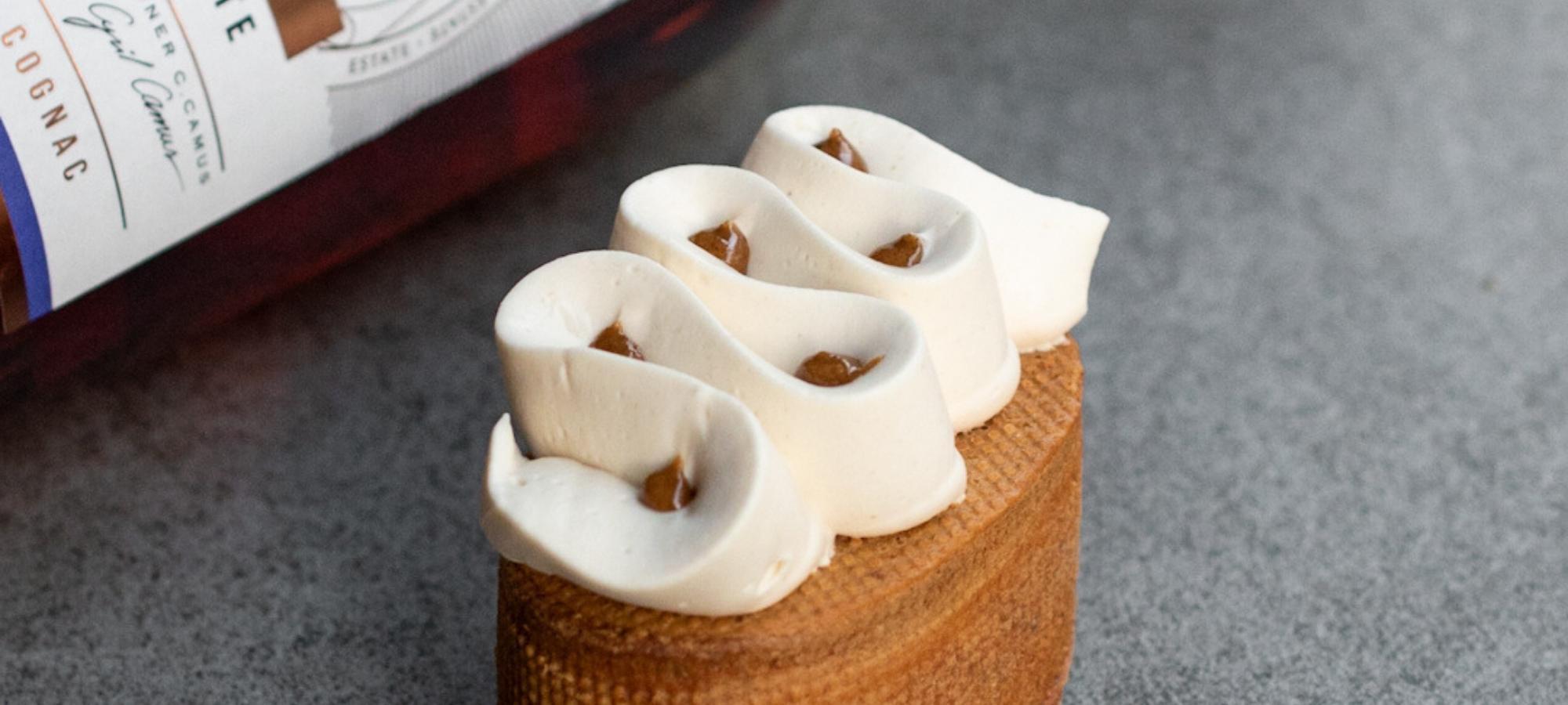 Cognac et Gastronomie : Choux Macchiato & VSOP Borderies par Aurélien Cohen