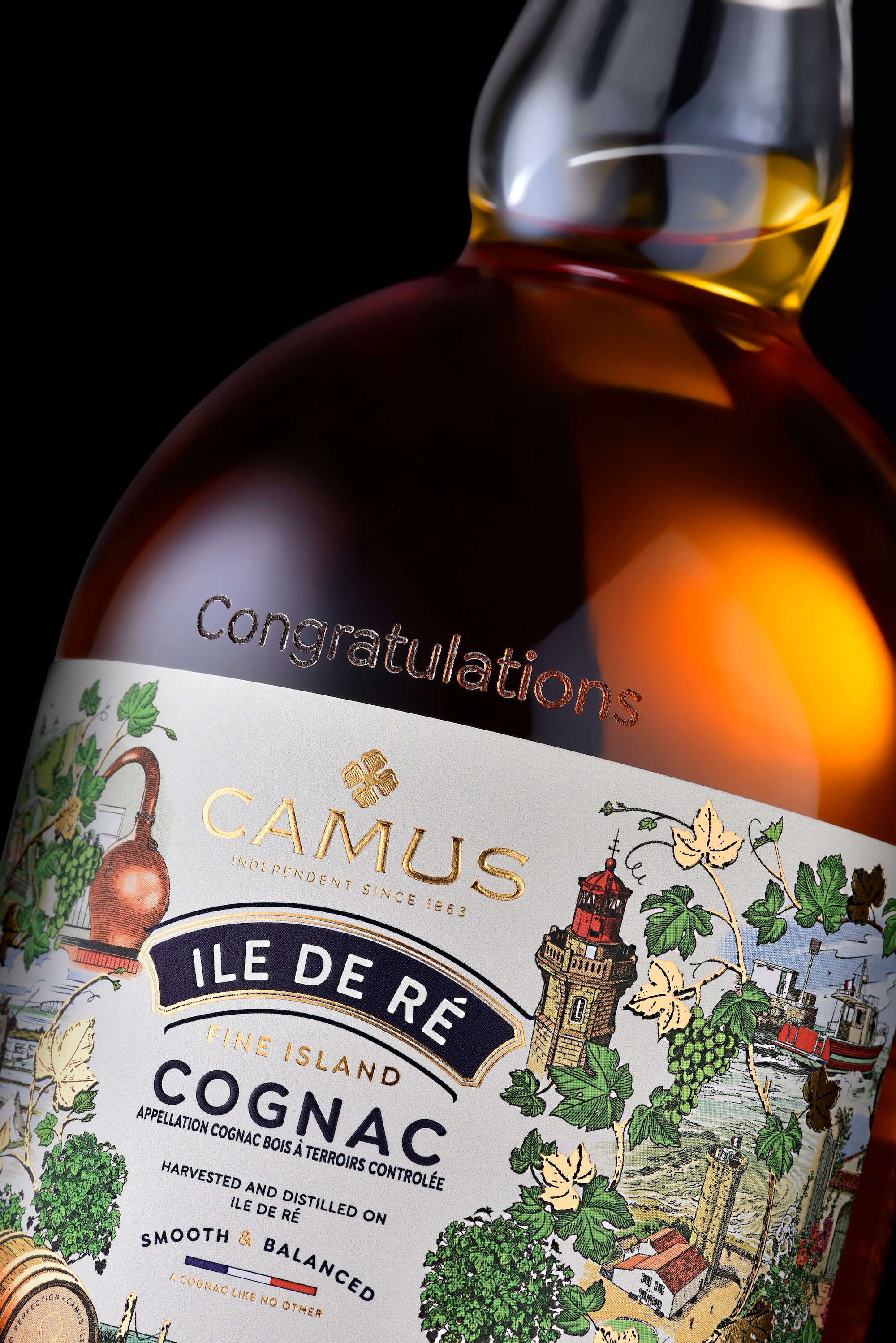 COGNAC CAMUS ÎLE DE RÉ FINE ISLAND (70cl / 40%) - CAMUS COGNAC