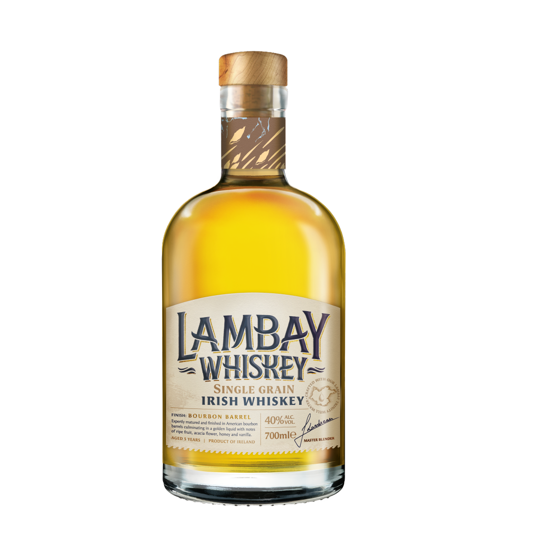SINGLE GRAIN LAMBAY IRISH WHISKEY (70CL) 40°