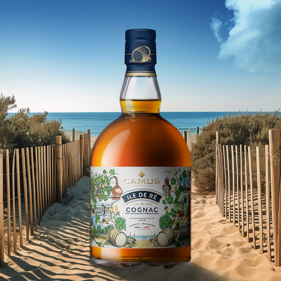COGNAC CAMUS ÎLE DE RÉ FINE ISLAND (70cl / 40%) - CAMUS COGNAC