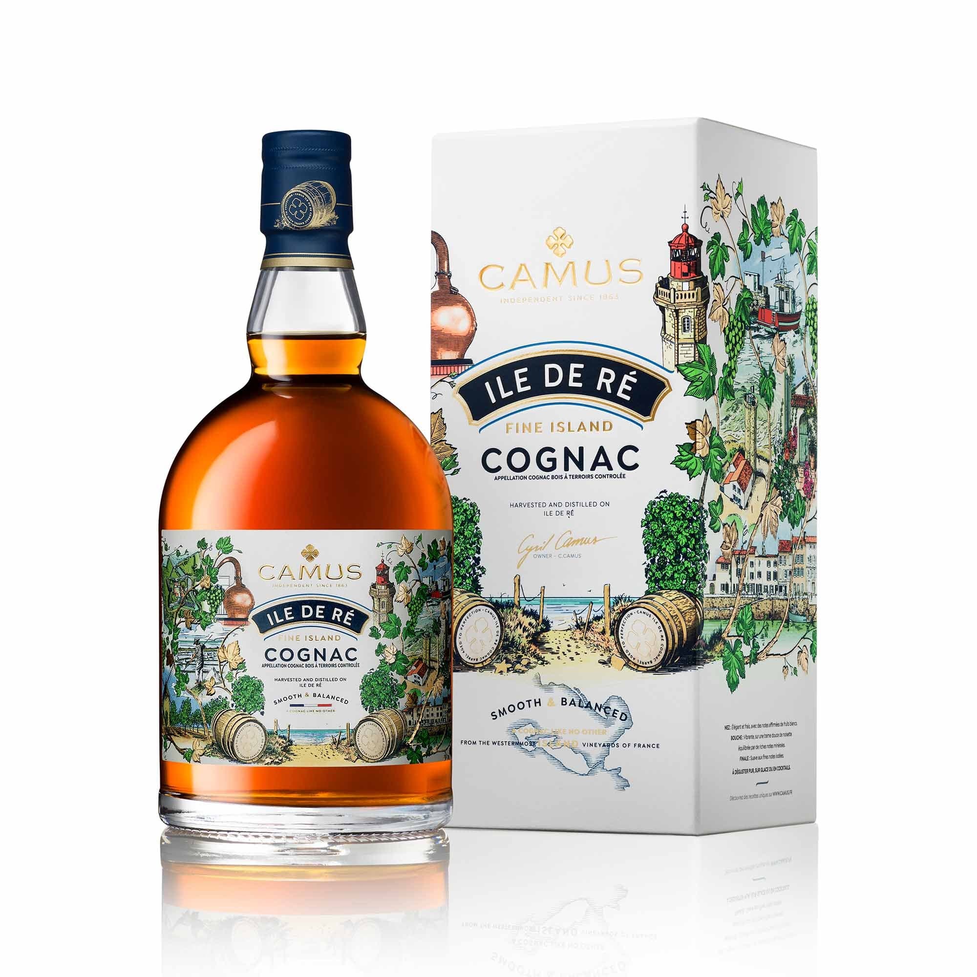 CAMUS COGNAC ÎLE DE RÉ FINE ISLAND (40%) - NEW RELEASE - CAMUS COGNAC