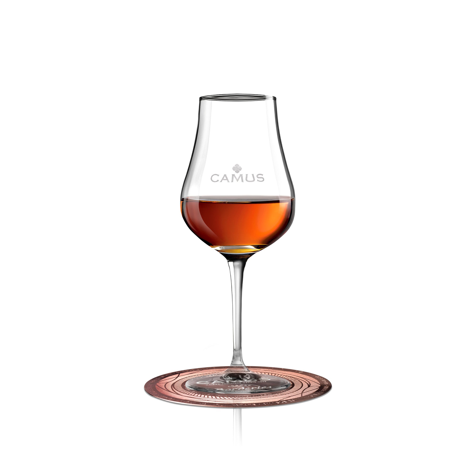 CAMUS COGNAC SOUS-VERRES CUIVRÉS (X2) - CAMUS COGNAC