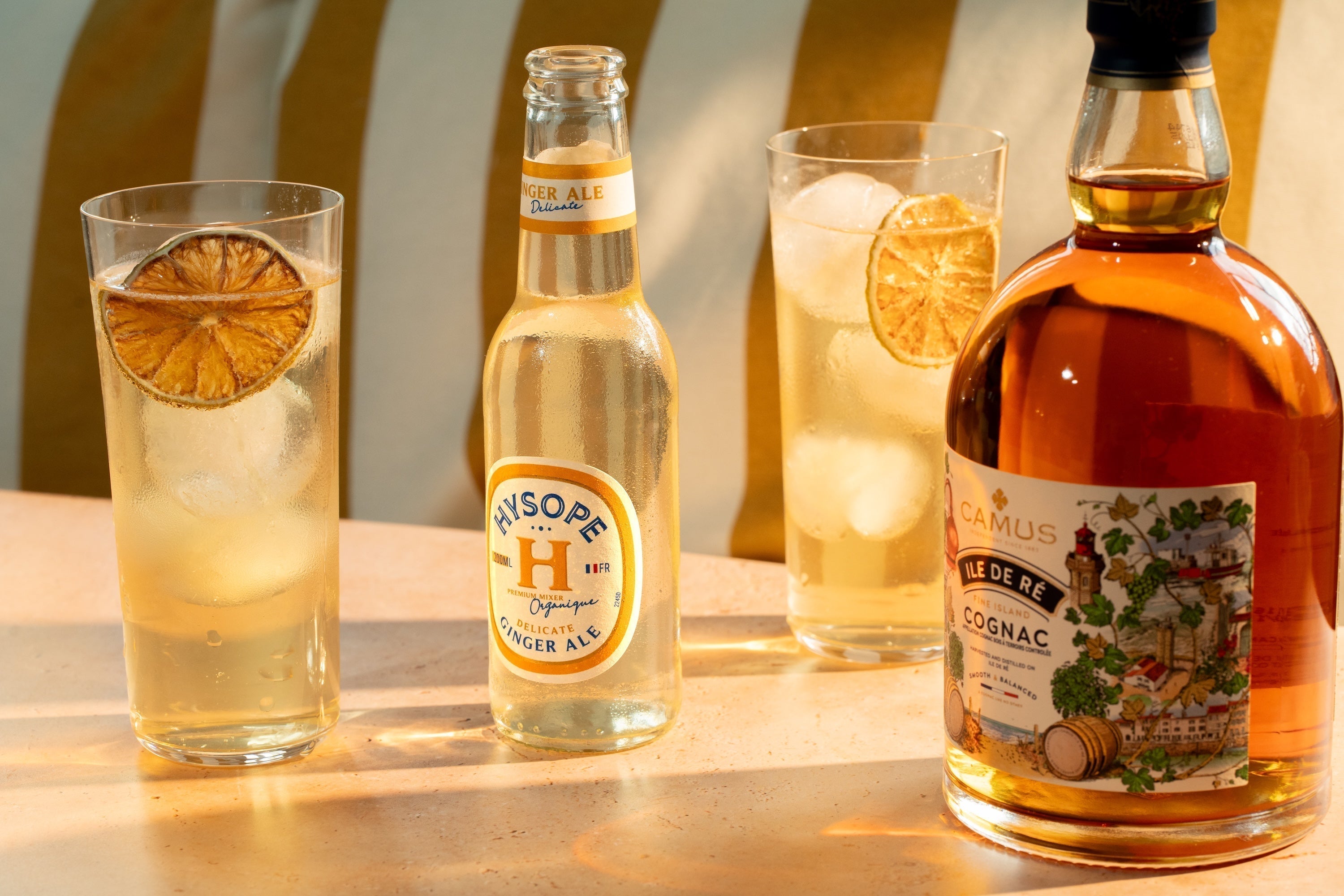 Quand l’excellence française se déguste dans un verre : CAMUS Île de Ré x Hysope Ginger Ale Délicate