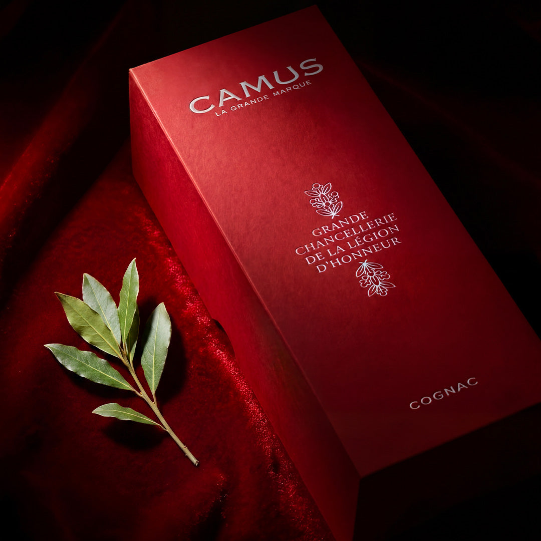COGNAC CAMUS LÉGION D'HONNEUR COFFRET RUBAN ROUGE - Précommande (70cl / 40%)