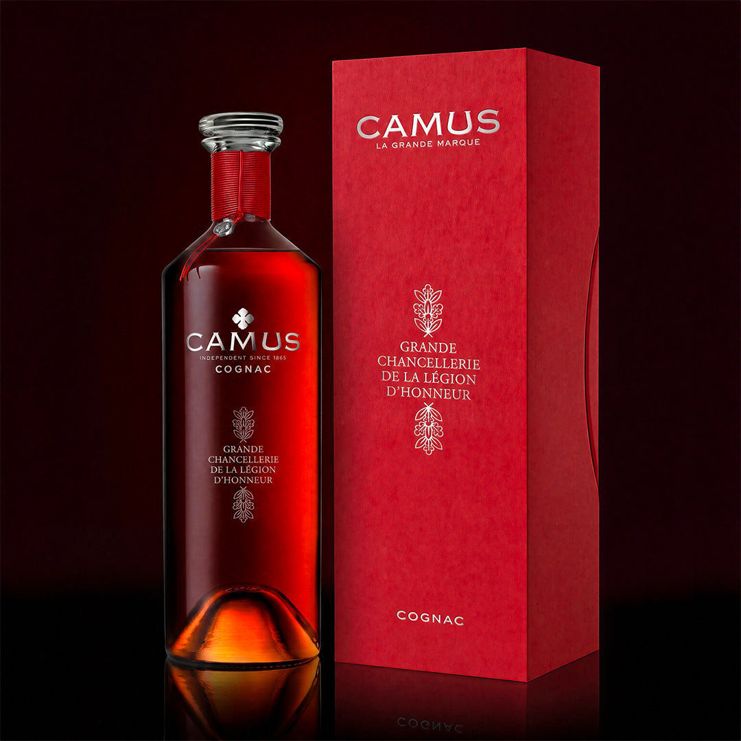 COGNAC CAMUS LÉGION D'HONNEUR COFFRET RUBAN ROUGE - Précommande (70cl / 40%)