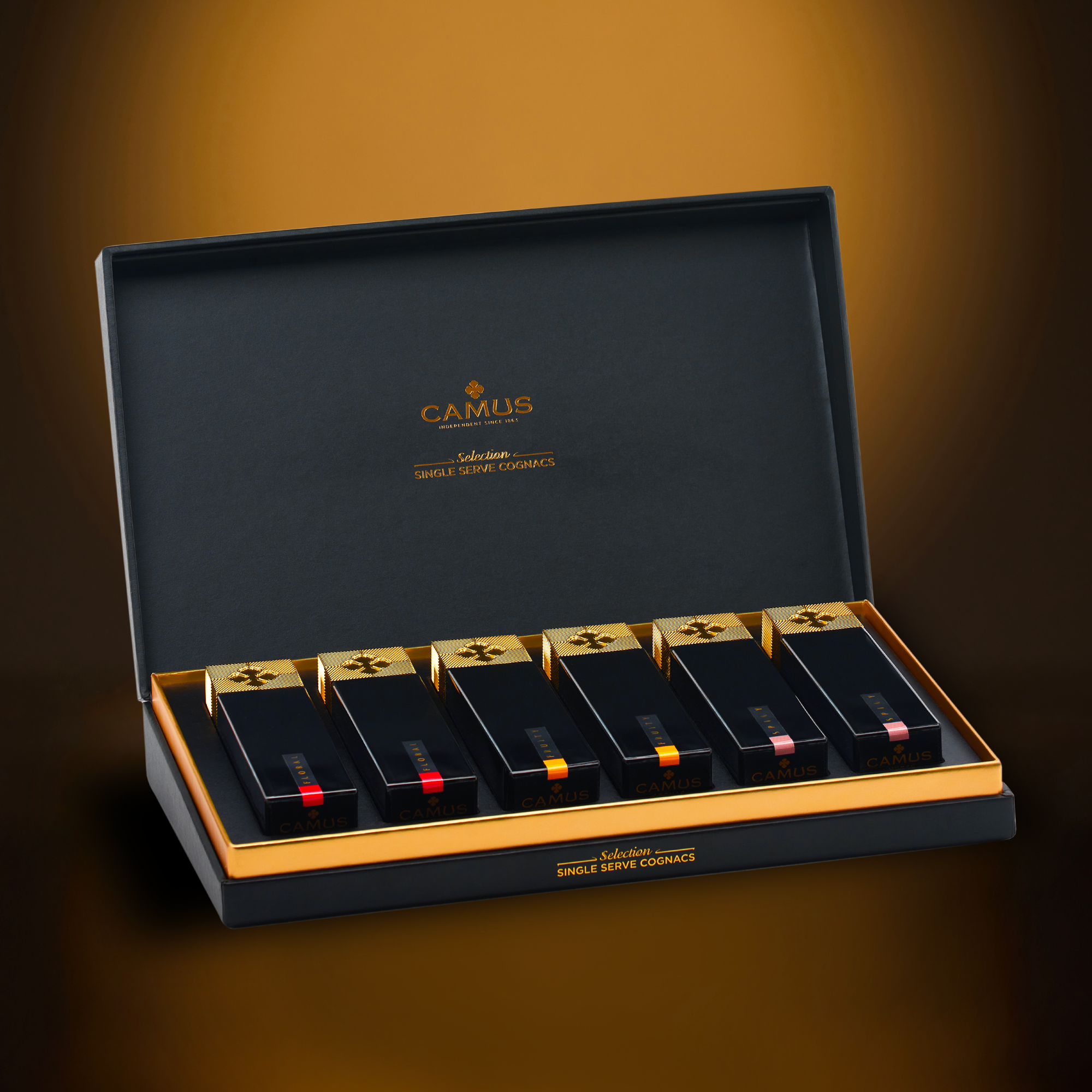 CAMUS COGNAC SINGLE SERVE - SET (6x3cl / 40%)