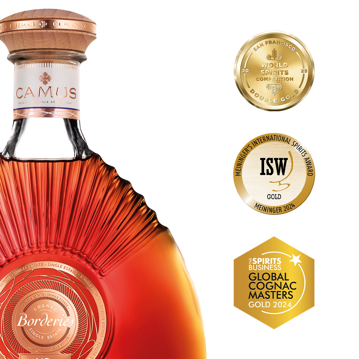 COGNAC CAMUS XO BORDERIES SINGLE ESTATE (40%)