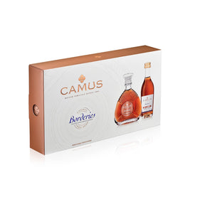 CAMUS COGNAC MINI SET COLLECTION BORDERIES SINGLE ESTATE (VSOP & XO) - CAMUS COGNAC