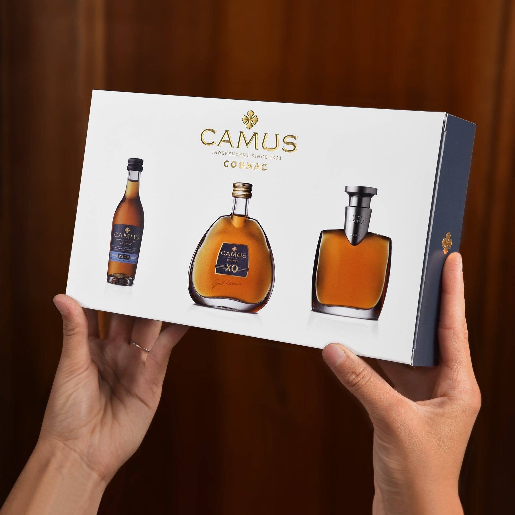 CAMUS COGNAC COPPER-PLATED COCKTAIL JIGGER